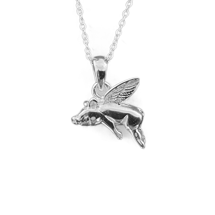 Flying Pig Necklace