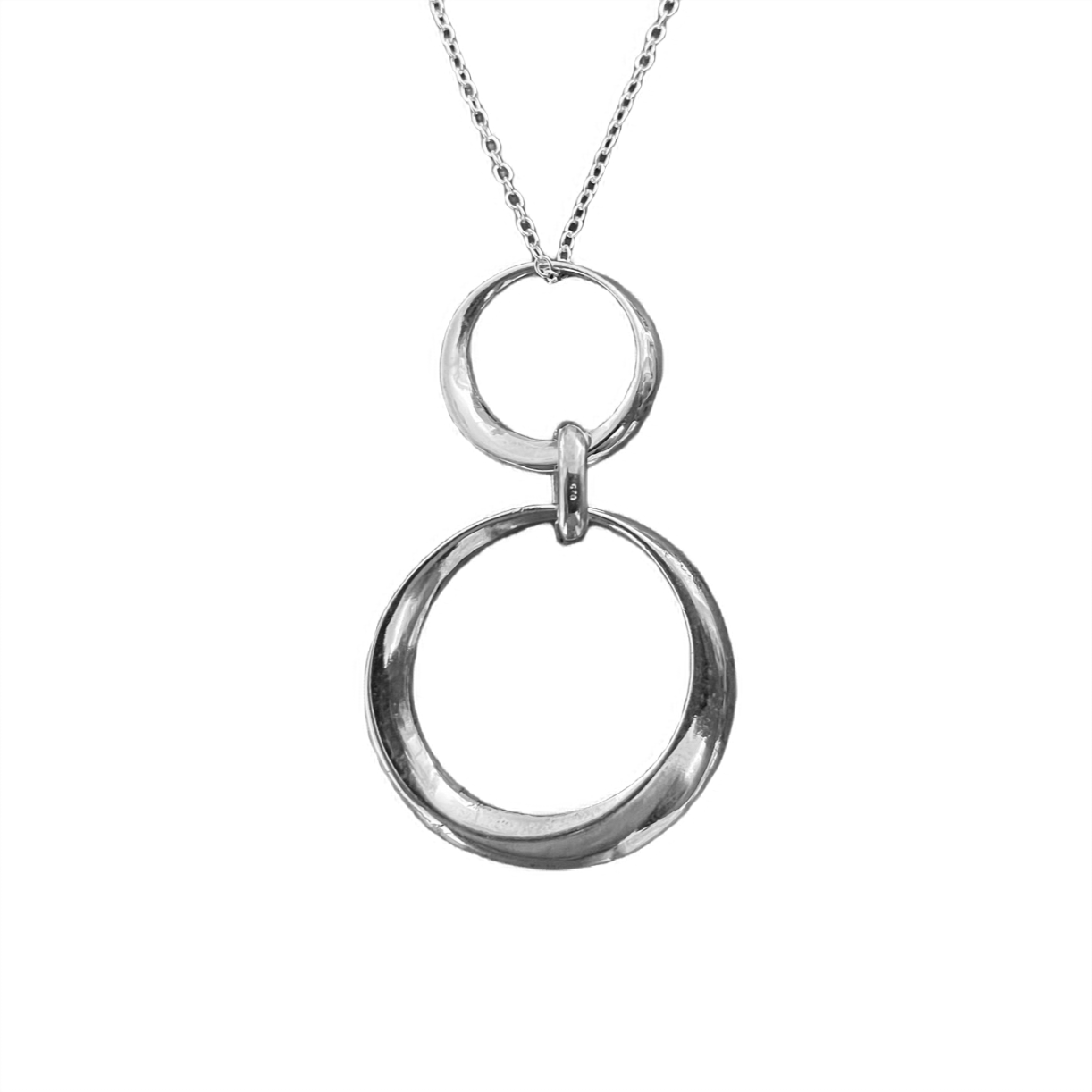 Twin Circle Necklace