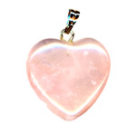 Rose Quartz Heart Necklace