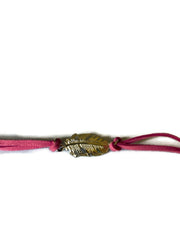 Leather Feather Bracelet