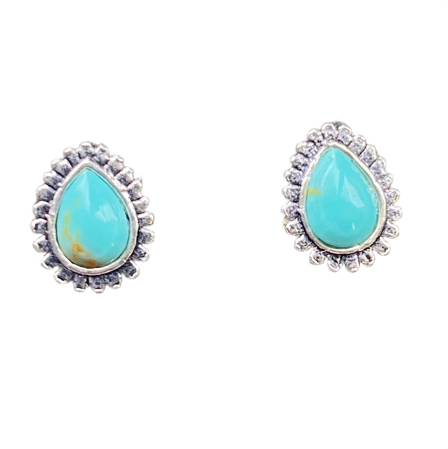 Turquoise /Red Studs