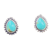 Turquoise /Red Studs