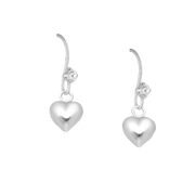 Crystal Heart Earrings