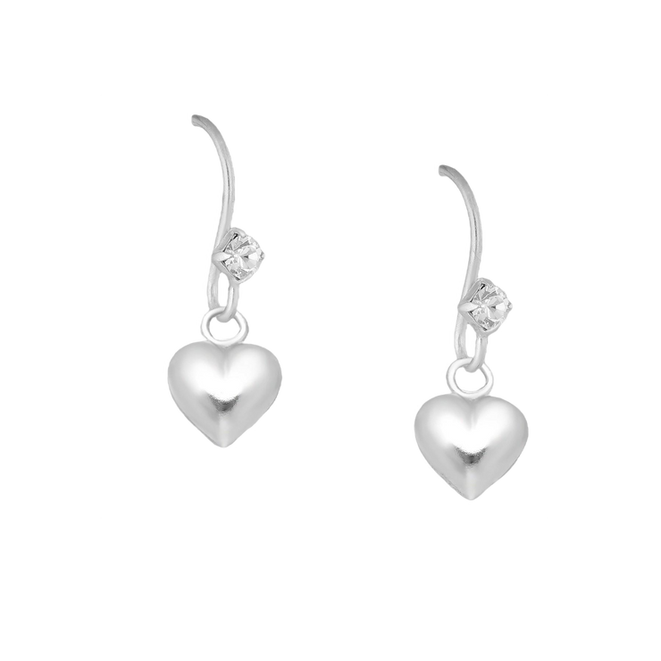 Crystal Heart Earrings