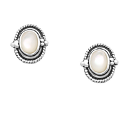 Moonstone Studs