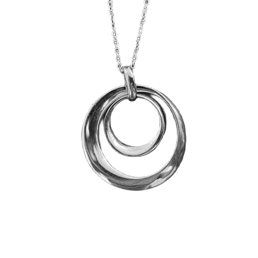 Twin  Circle Necklace