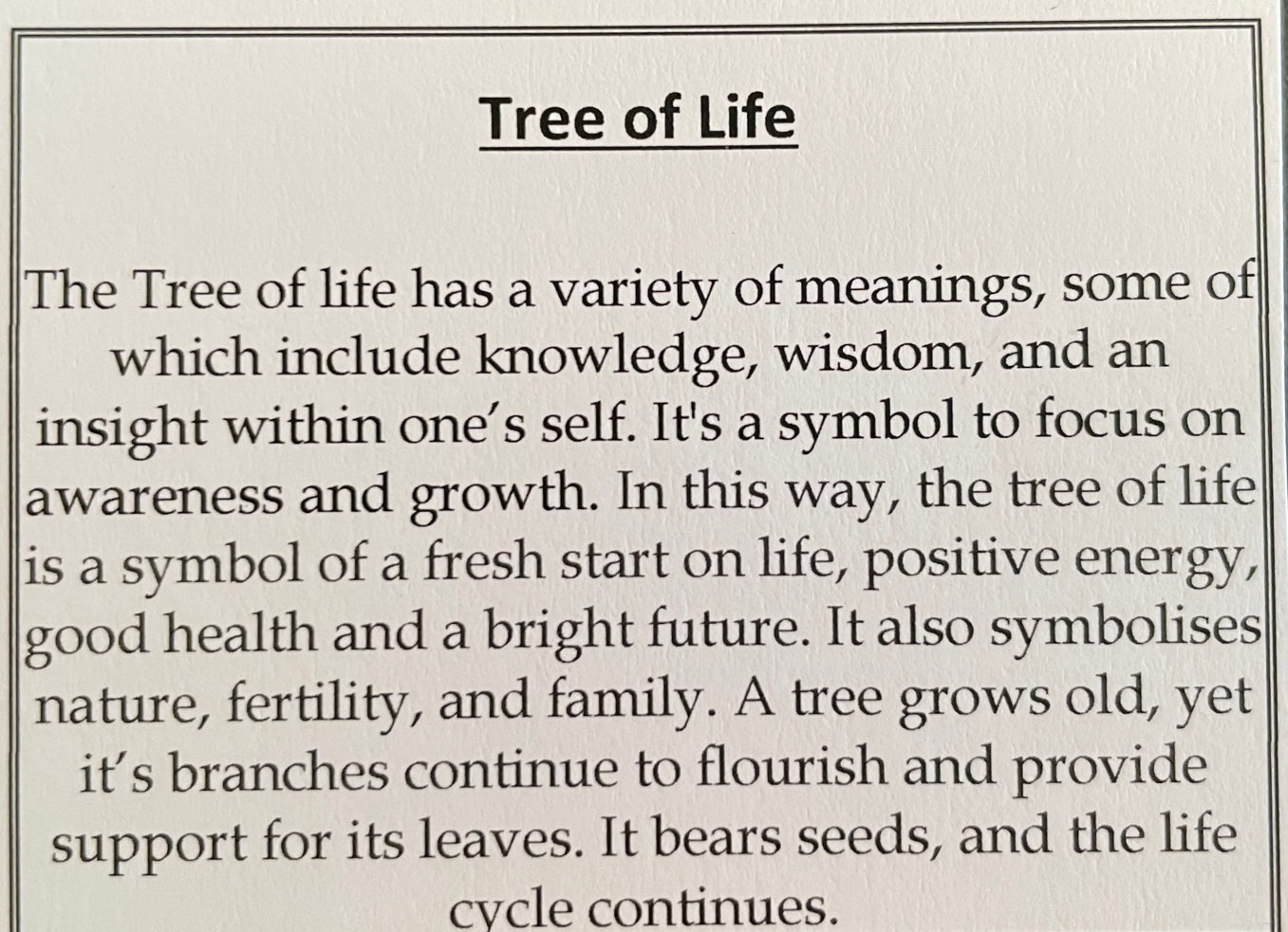 Tree of Life Bangle